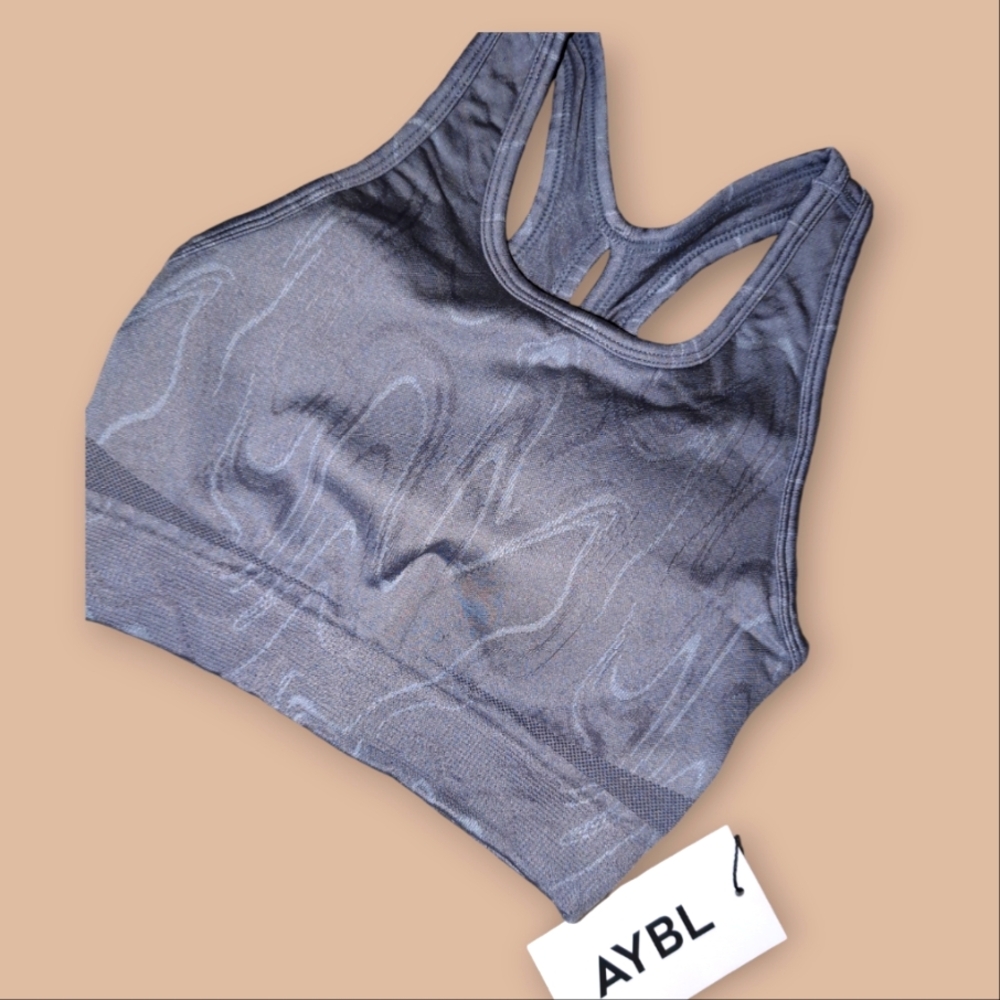 AYBL Velocity Seamless Sports Bra –Grey Xs